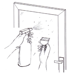 Przygotowanie powierzchni szklanej