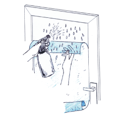 Montaż folii okiennej